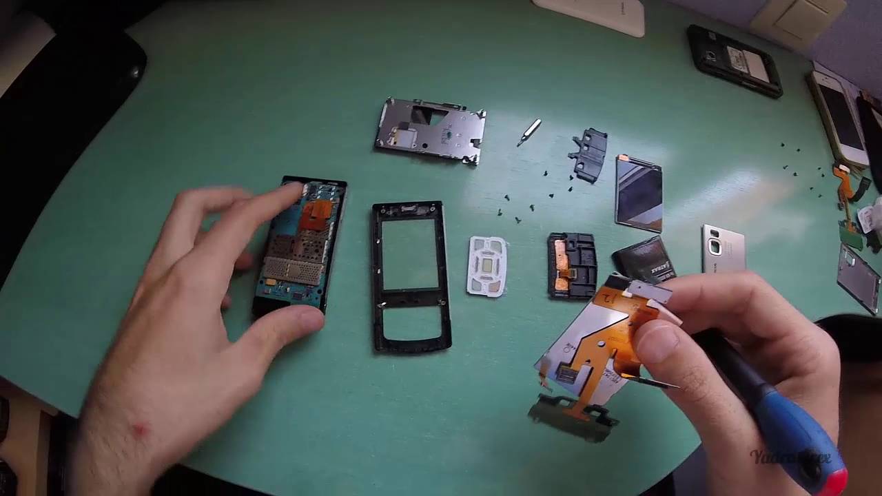 Nokia 6500 slide - disassembly - screen replace