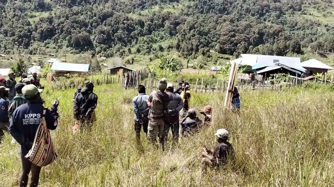 Pengukuran Tanah Lokasi SMA Kristen Efata di Kampung Jiniduba Distrik Tigi Barat Kabupaten Deiyai 
