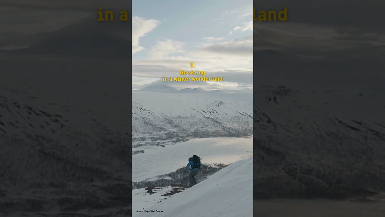 8 winter activities in Sweden #sweden #winter #winterwonderland