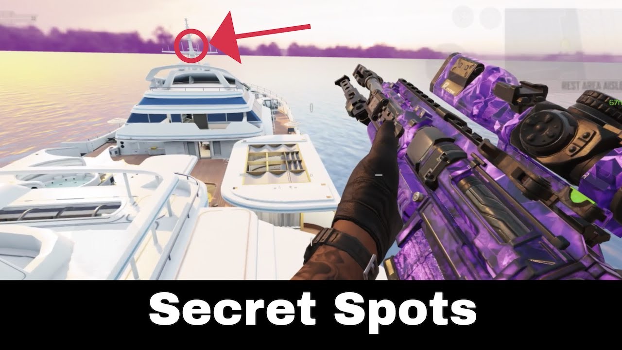 THE BEST GLITCHES/SECRET SPOTS ON HIJACKED (COD MOBILE 2023)