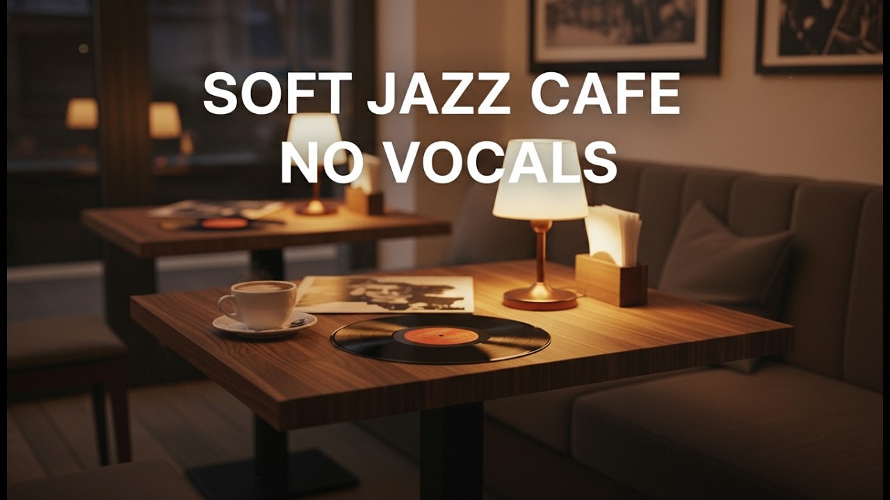 🎶Soft Jazz Pop Cafe ☕ Relaxed Instrumental Background Music (No Vocals)