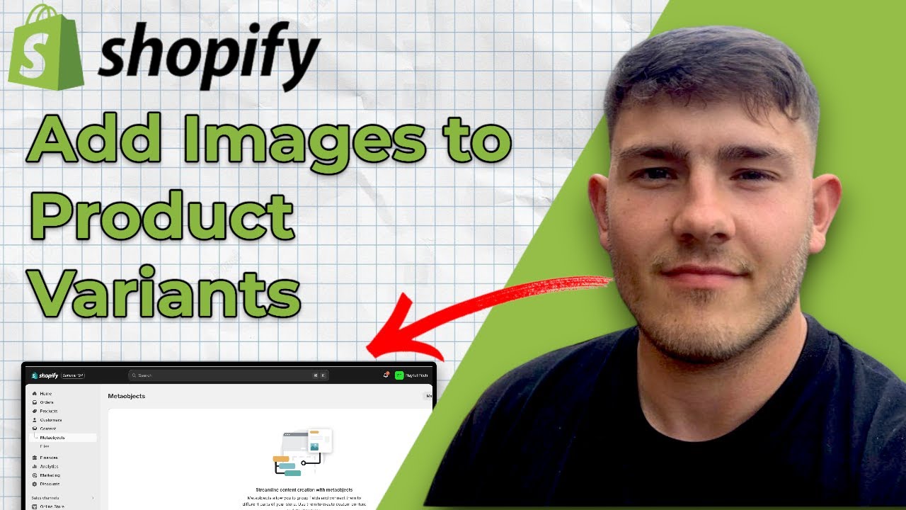 Как добавлять изображения к вариантам товара в Shopify (руководство 2025 г.)