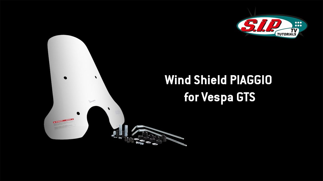 Windschild PIAGGIO f&uuml;r Vespa GTS - Montage