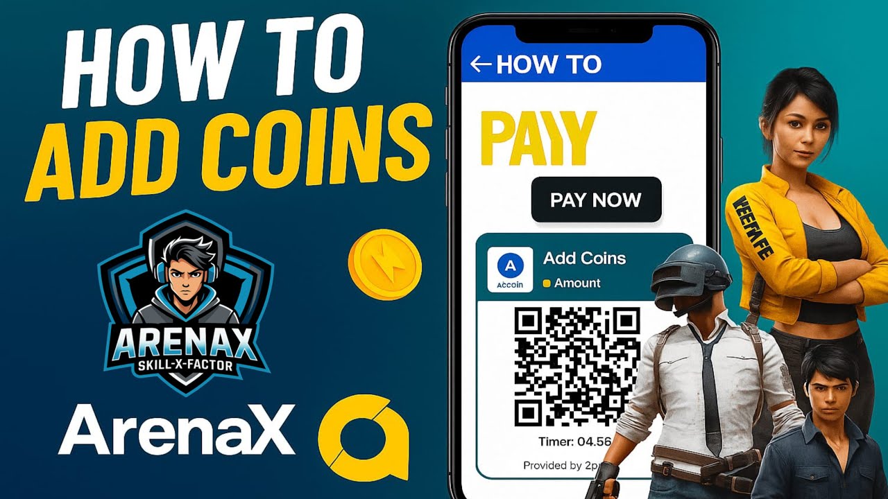 How to Add Coins in ArenaX App 💰 | Fast & Easy Method! 🔥@ArenaxOffical