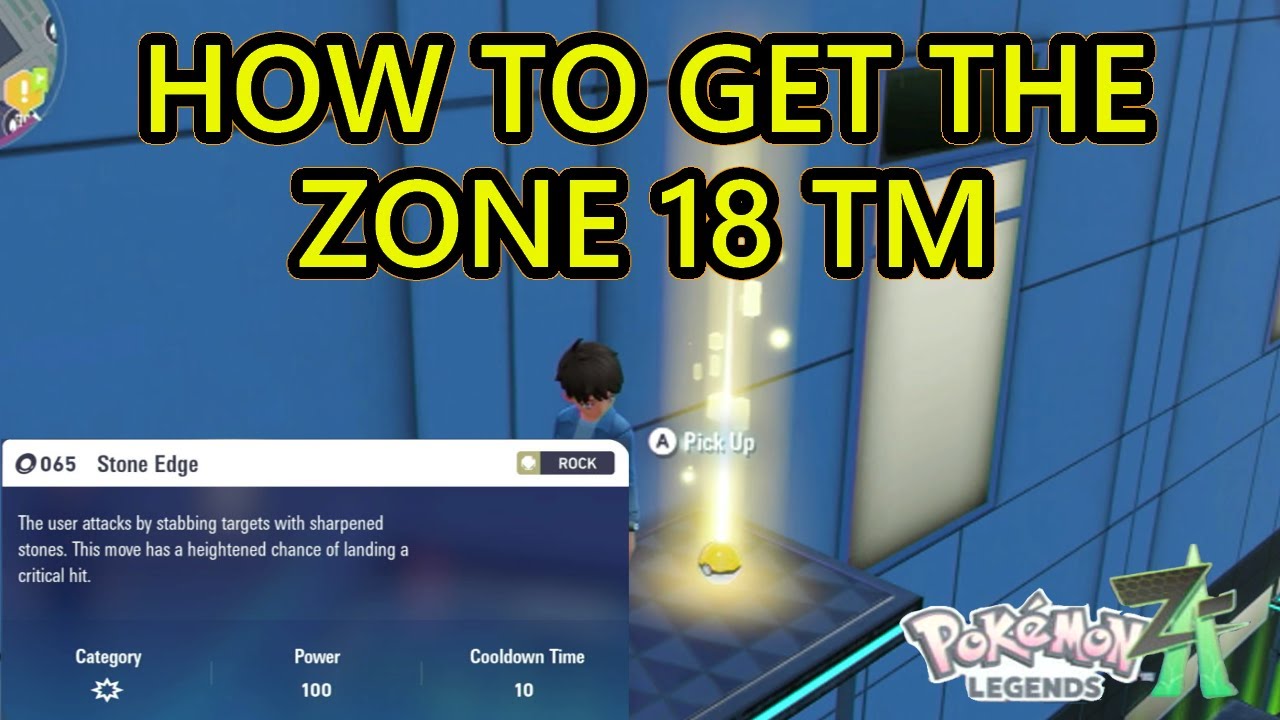Pokemon Legends ZA: как попасть в Зону 18. Руководство по расположению Stone Edge TM, как попасть...