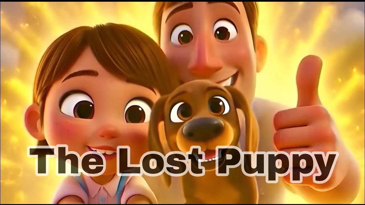 Cute Lost Puppy 🐶 | 3D Cartoon Story for Kids | Moral Story