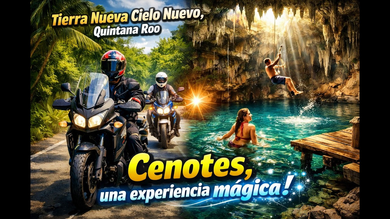 UNA EXPERIENCIA INOLVIDABLE !  LOS HERMOSOS CENOTES DE QUINTANA ROO! / EPISODIO 19