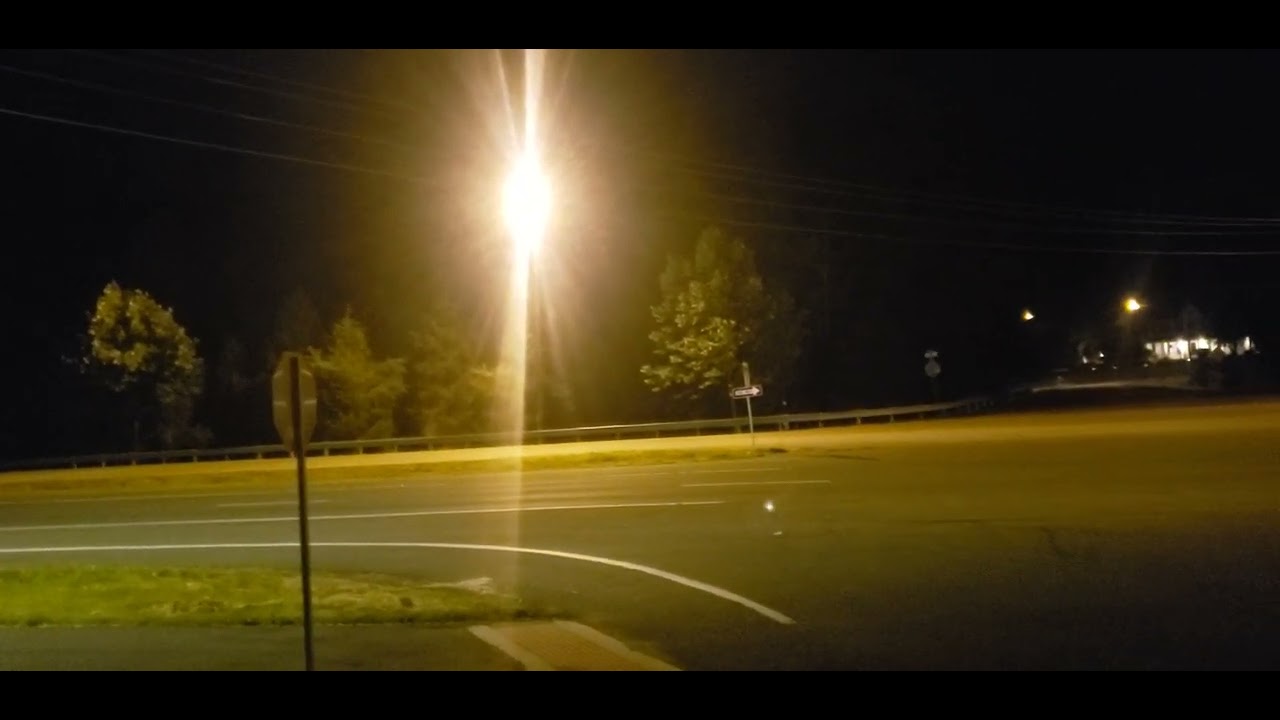 High pressure sodium versus LED street lights
