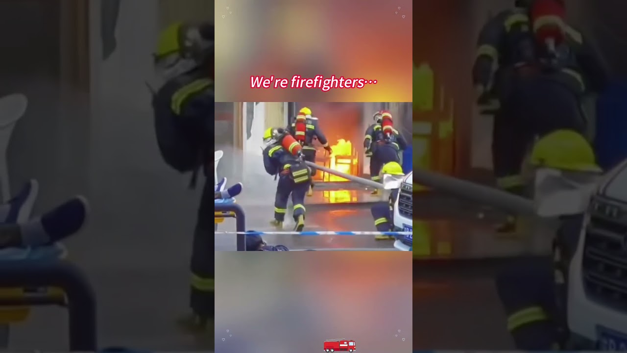 Brave Firefighters Battle Massive Fire  🚒🔥#firefighter #firefighters #firefighting