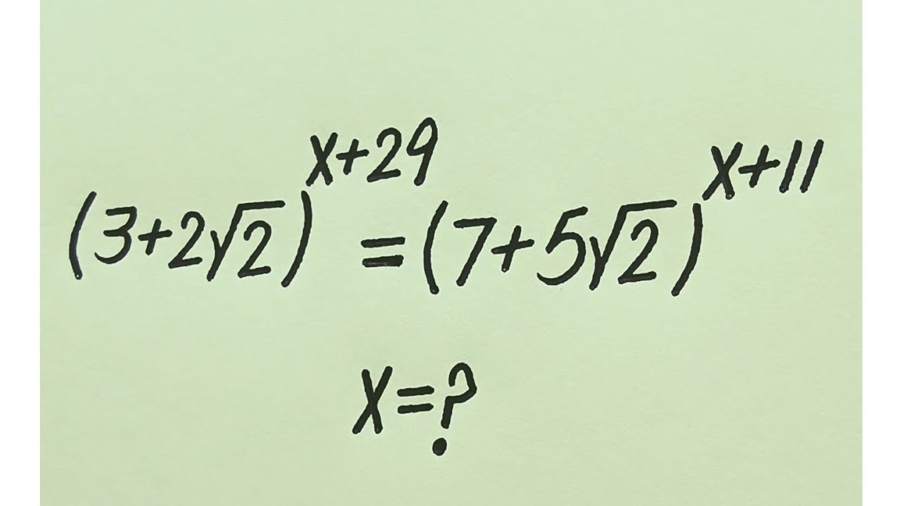 Harvard Admission Interview Trick | Find Value of x=? | Algebra Simplification 