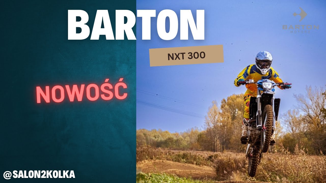 NOWOŚĆ: Z TYM CROSSEM WARTO ZACZĄĆ... [BARTON NXT 300] #salon2kolka #new