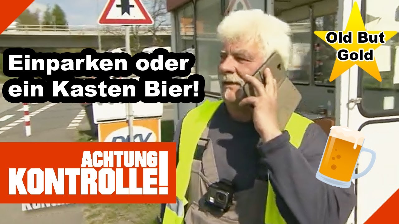 Ordentlich einparken! 🤣 Sonst kostet es einen Kasten Bier! | Kabel Eins |Achtung Kontrolle