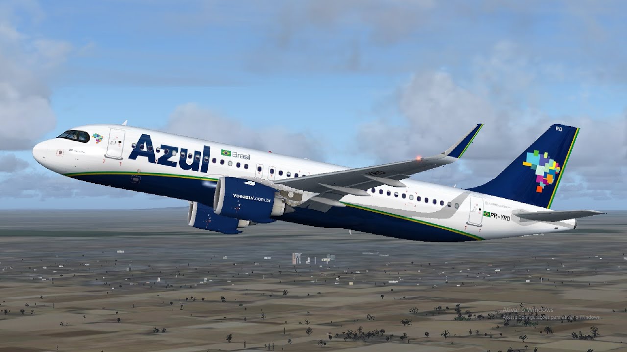 [FSX] A320-251NEO Azul | Belem (SBBE) - Brasília (SBBR)
