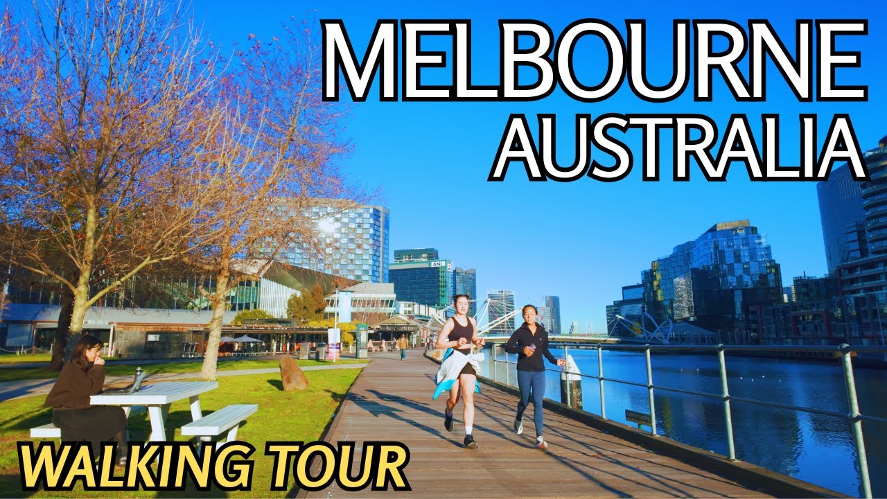 A Quiet Morning Walk along South Wharf Promenade | Melbourne CBD Australia Walking Tour 4K