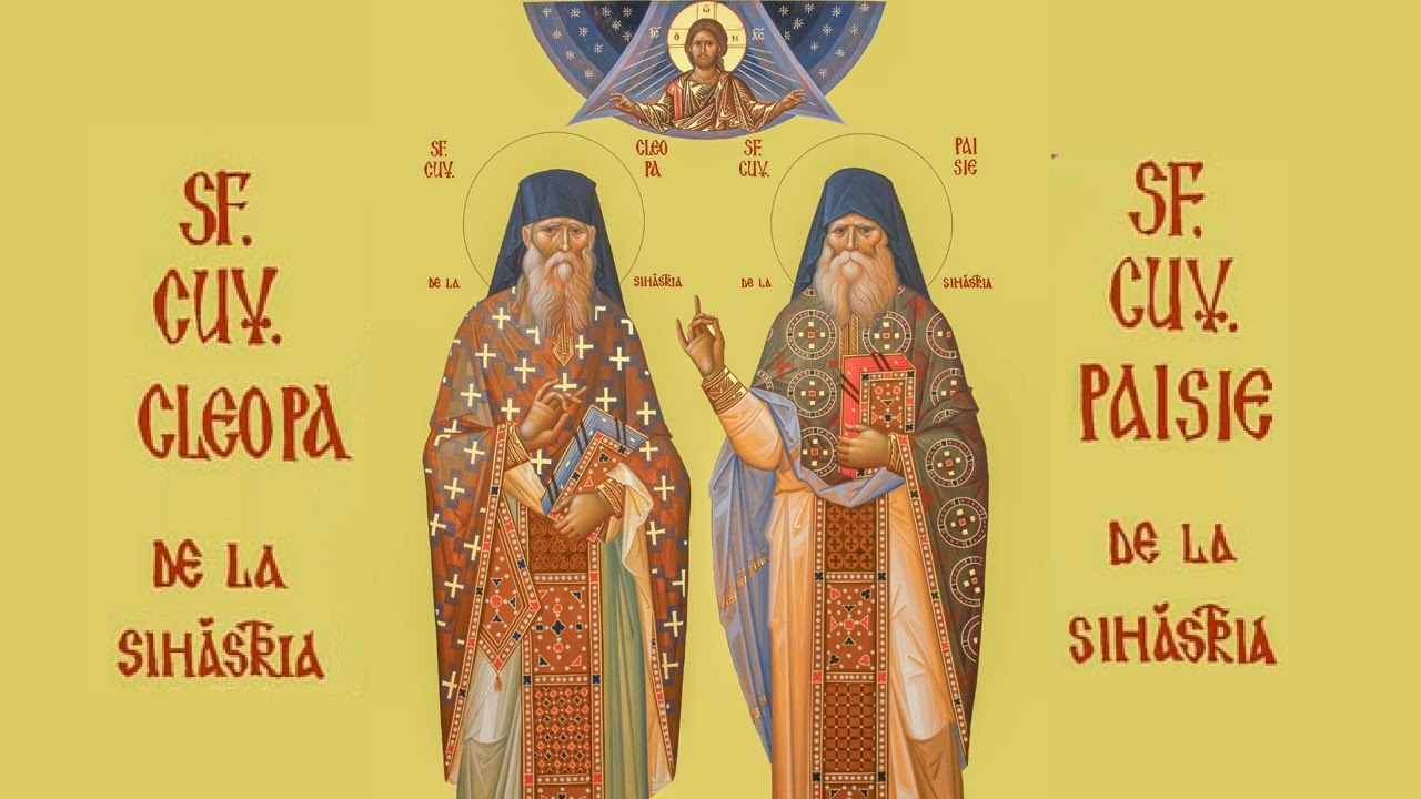 Acatistul Sfinților Cuvioși Paisie și Cleopa de la Sihăstria