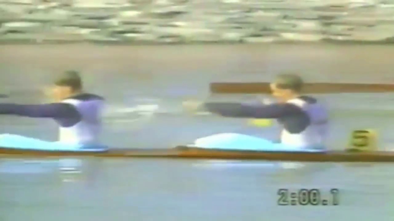 1988 Seoul Olympic Canoeing Men's K-2 1000m Heat 1.