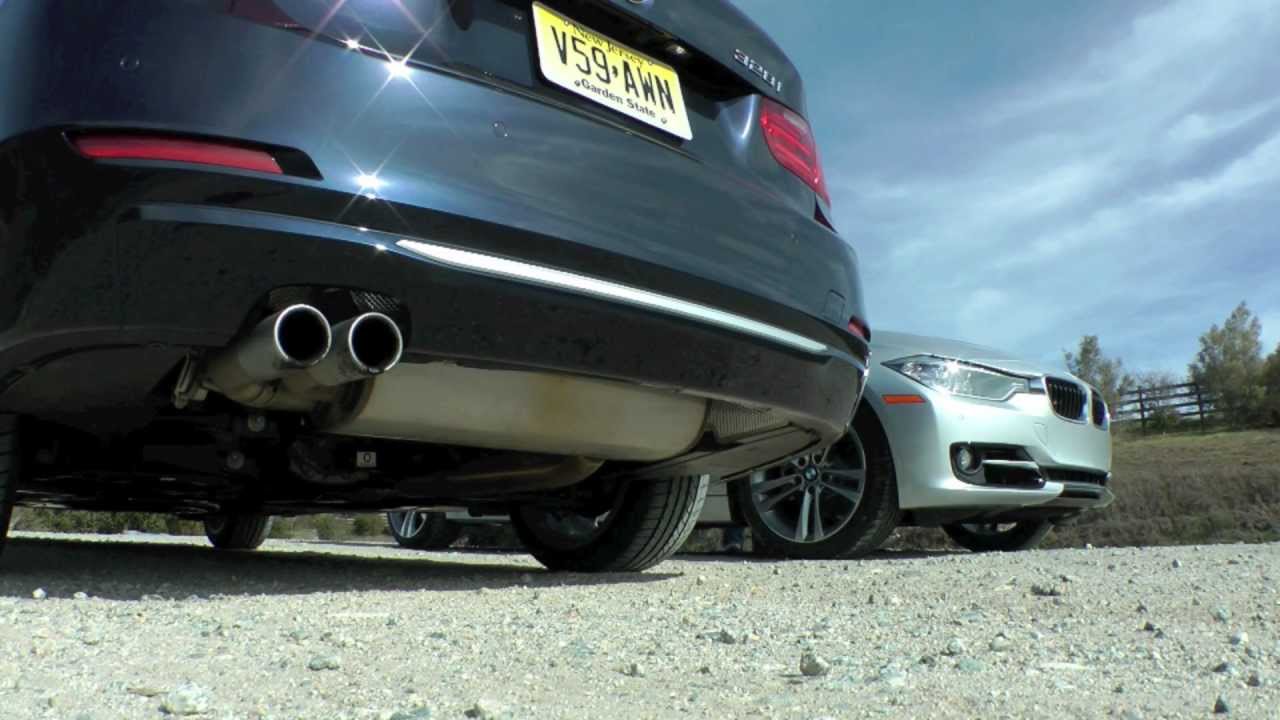 2012 F30 335i N55 vs 328i N20 Engine, Exhaust, and Fly By Sounds