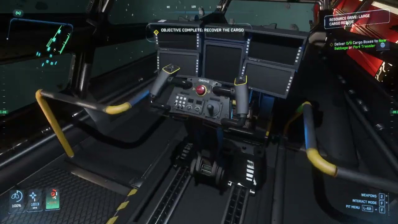 Star Citizen. Resource Drive: Large Cargo Rescue ...almost failed