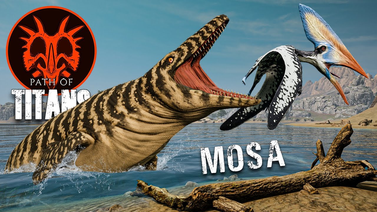 TÖDLICHE KILLERMASCHINE! 🩸☠️ Der MOSASAURUS rammt seine Gegner mit VOLLER WUCHT! - Path of Titans