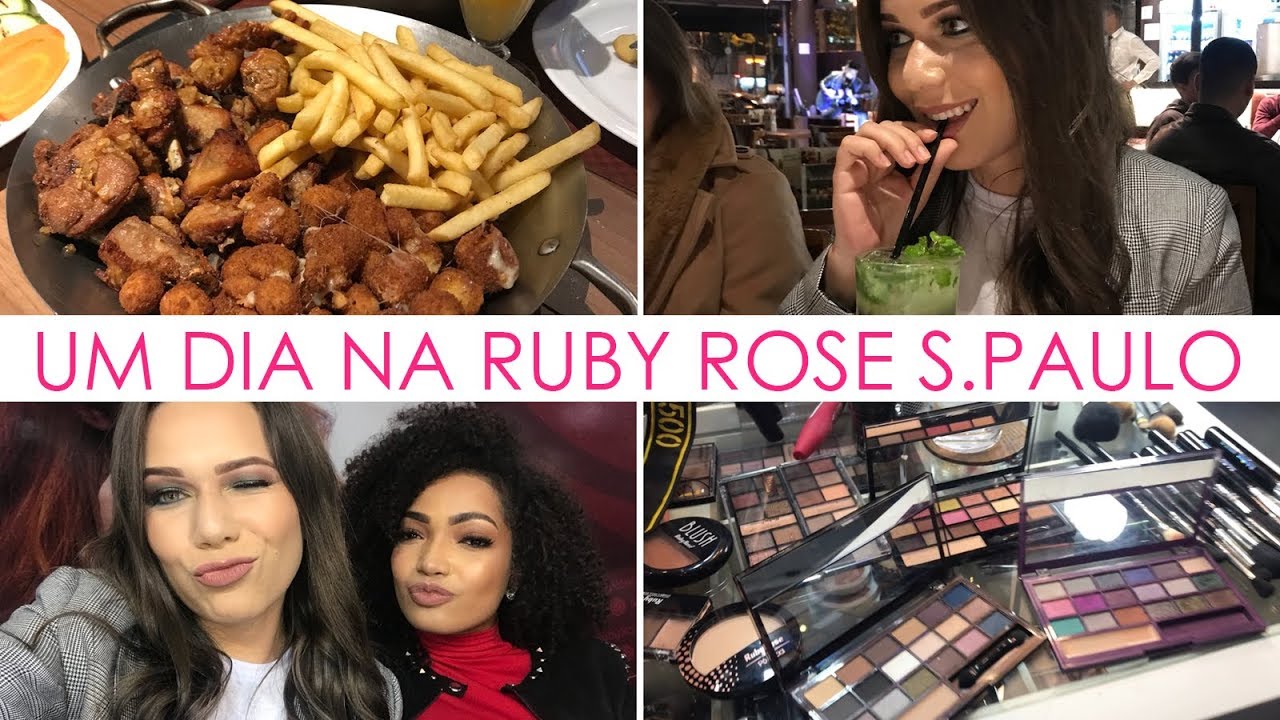 RUBY ROSE OFICIAL | COMEMORA&Ccedil;&Atilde;O COM YOUTUBERS | RESTAURANTE CHIC
