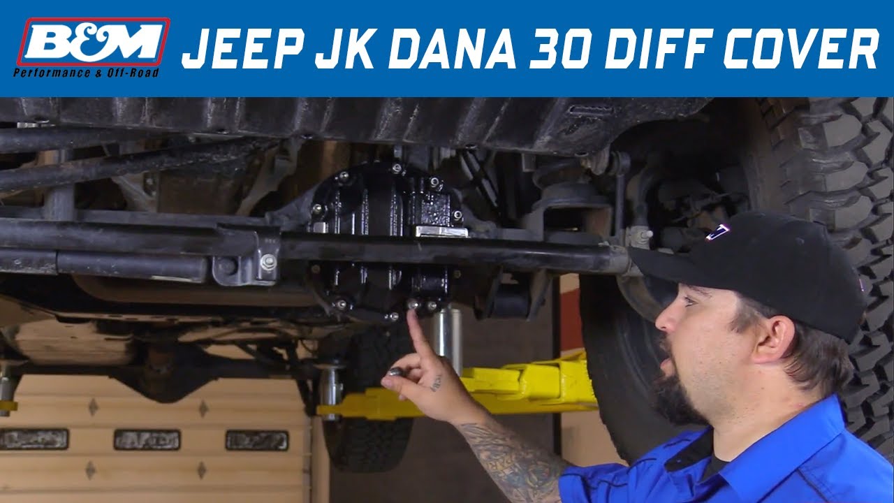 Install: B&M Hi-Tek Nodular Iron Differential Cover 12310 - Dana 30