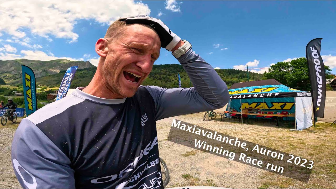 WINNING RACE RUN. Maxiavalanche Auron 2023