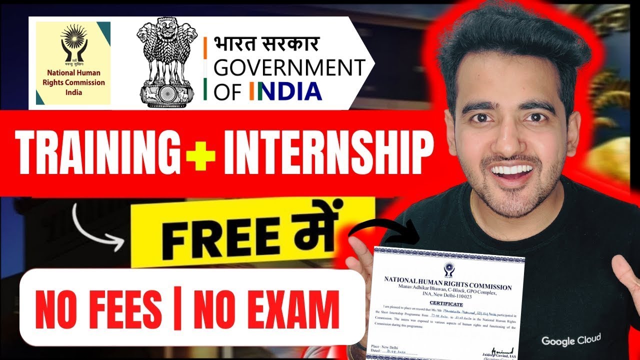 Free Government Internship Announced ➤NHRC Winter Internship 2025 | Stipend,Certificate& BAG