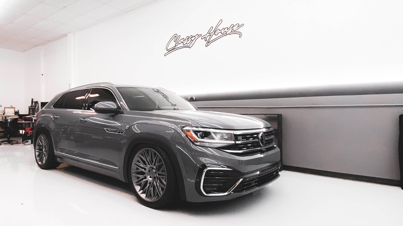 James' bagged VW Atlas Cross Sport // 4K // MELTING MAN MEDIA