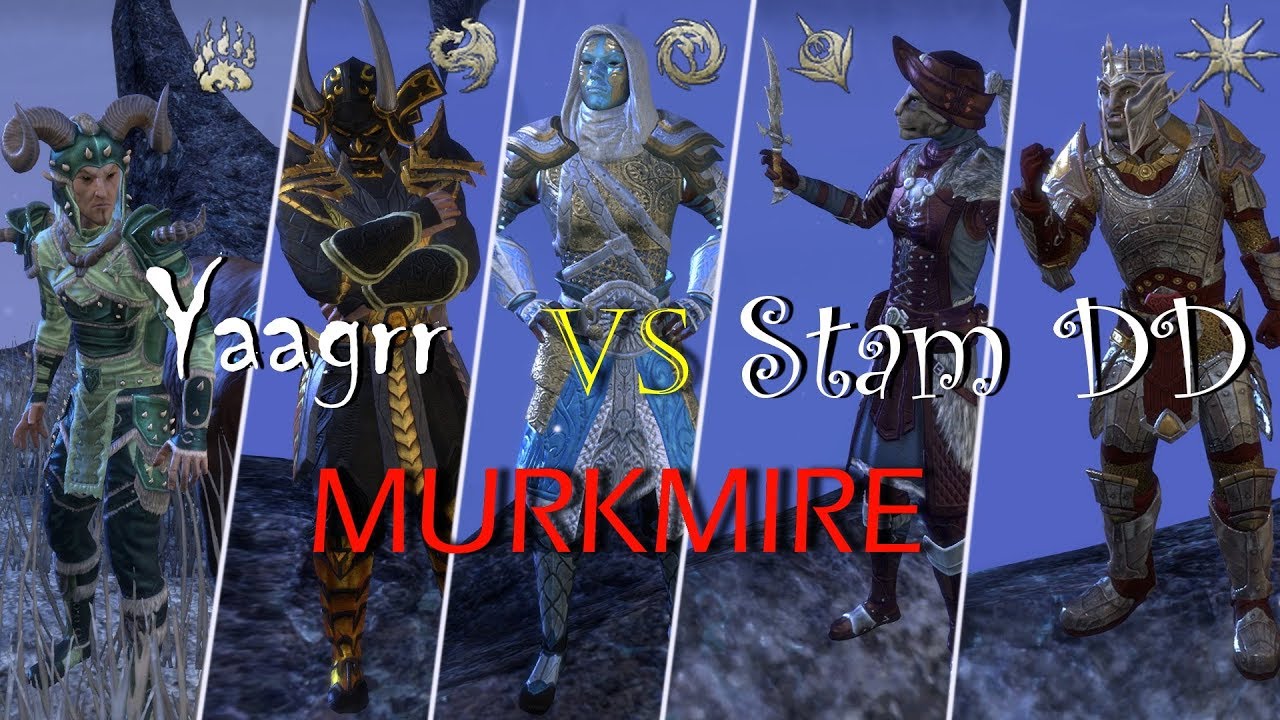 Yaagrr vs all Stam DD DPS-tests Murkmire PTS