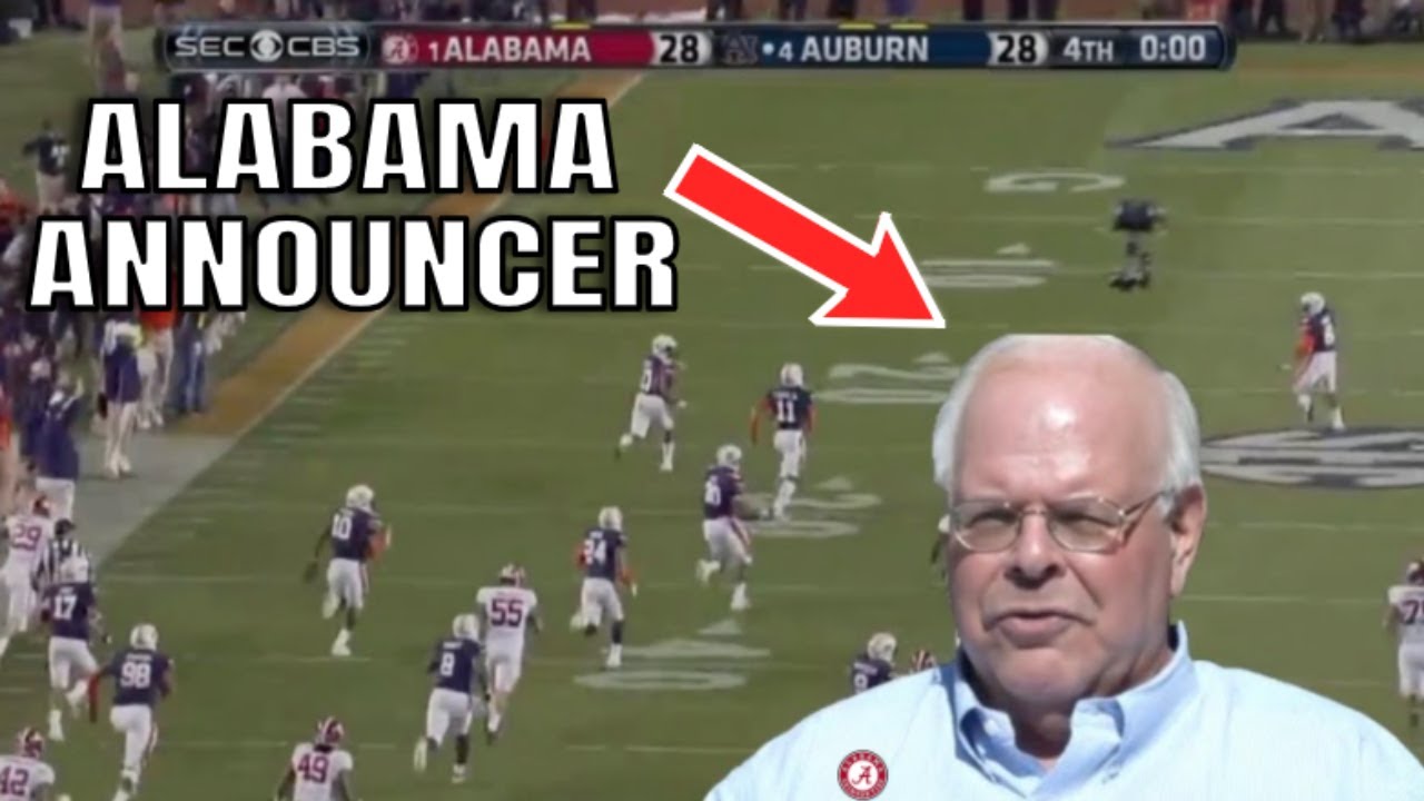 College Football Losing Team Announcers Calling Game Winning Plays
