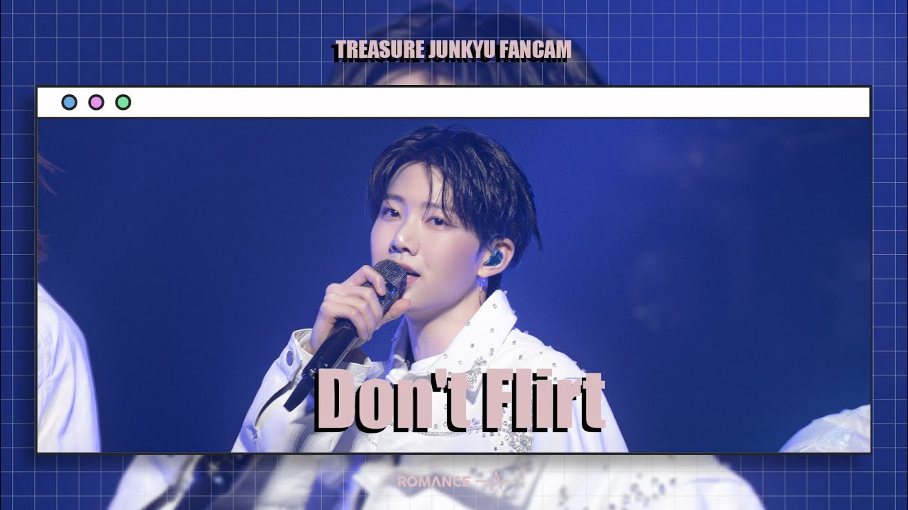 [4K] 250329 "끼부리지마(Don't flirt)" (TREASURE JUNKYU Focus)