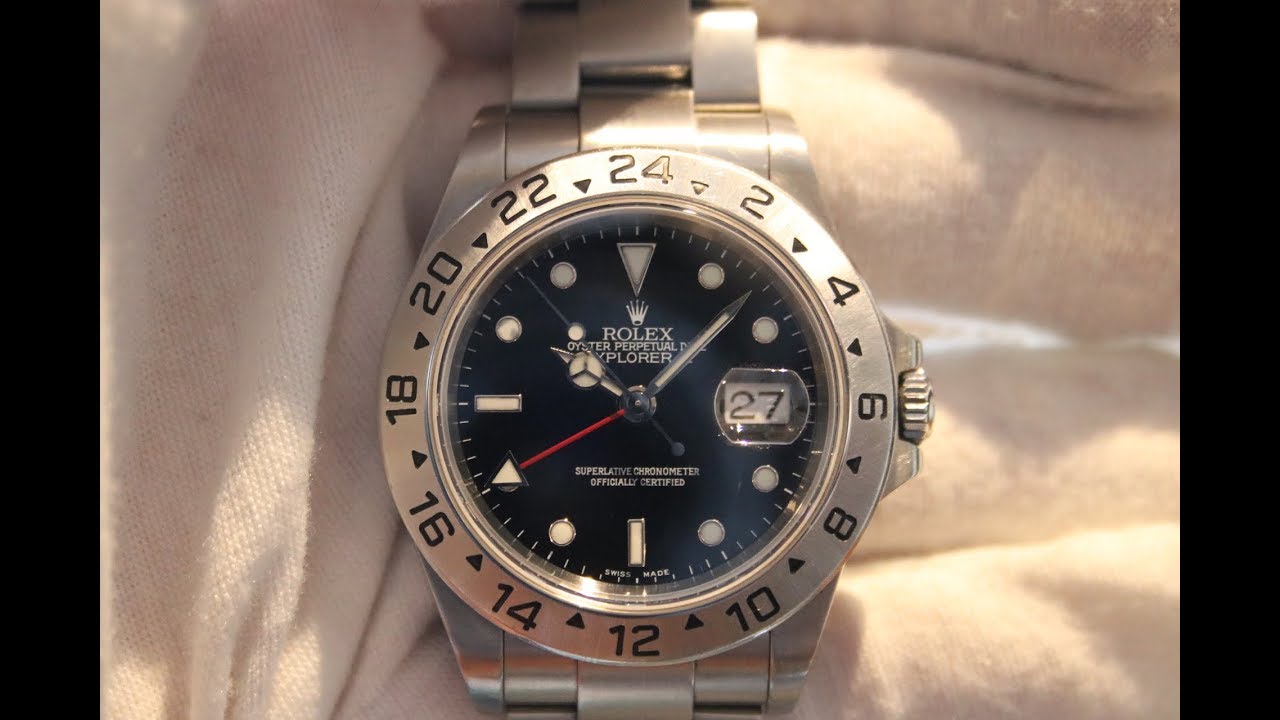 Распаковка и обзор часов Rolex Explorer II 16570