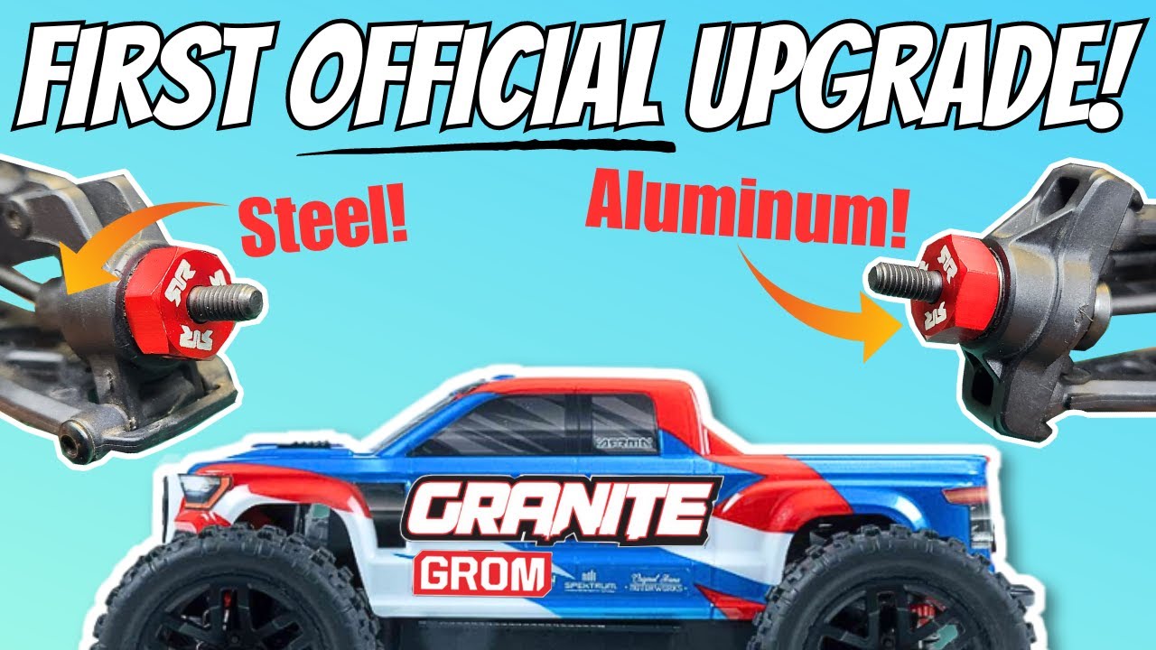 Модернизация полностью стальной оси Arrma Granite Grom - это ПОТРЯСАЮЩЕ!