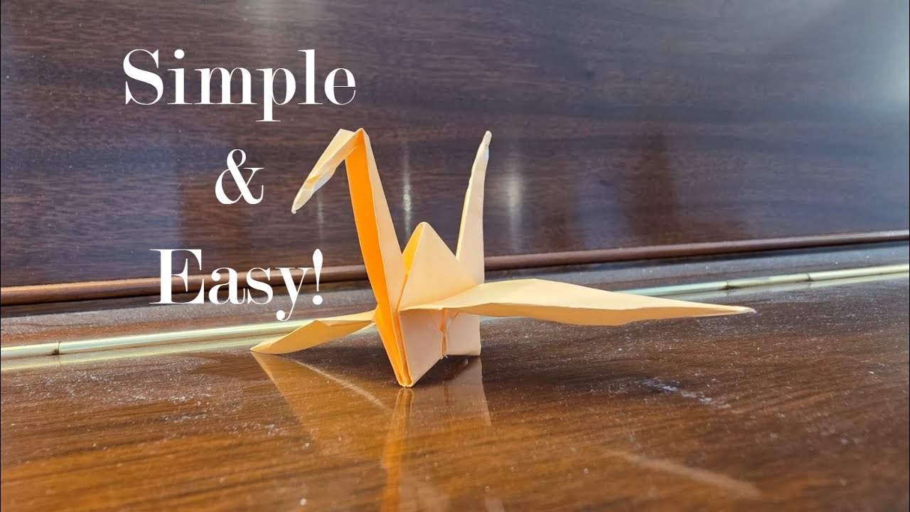 Origami Crane Tutorial | Easy DIY Paper Crane for Beginners