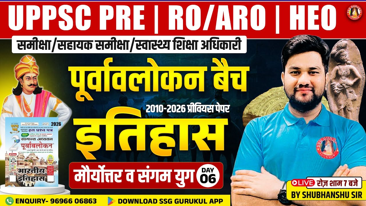 UPPCS History Previous Year Question | UPPSC RO/ARO History PYQs | UPPSC HEO 2026 CLASSES