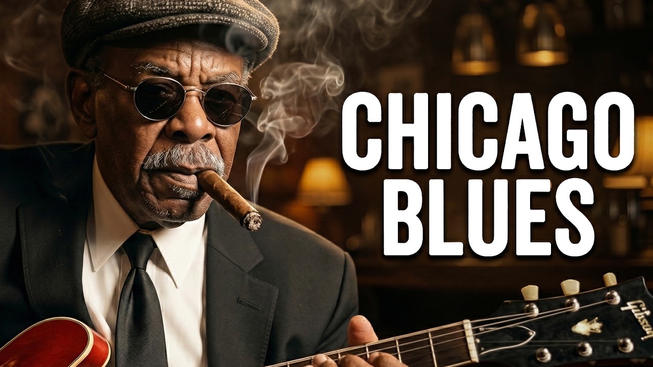 1 Hour of Smooth Chicago Blues | Background Music for Deep Work & Study