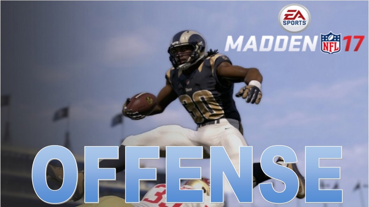 MADDEN 17 OFFENSE  BEST RUNNING PLAYS PART 1 OF 3