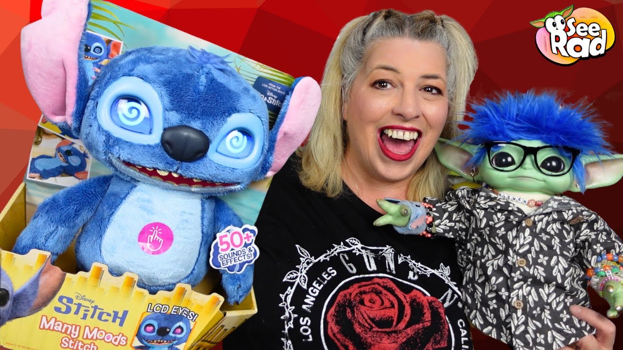 Live Action Stitch Comes To Life - Many Moods Stitch Interactive Plush