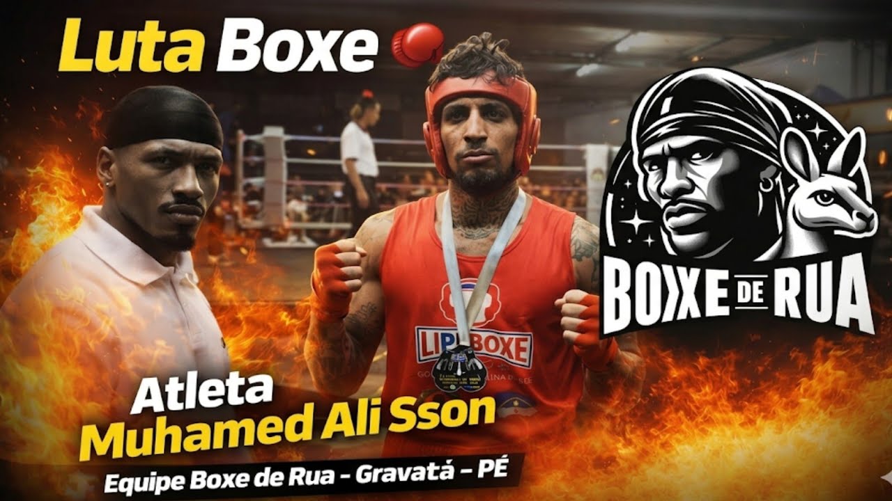 LUTA DE BOXE 🥊 MUHAMMAD ALI sson - BOXE DE RUA 
