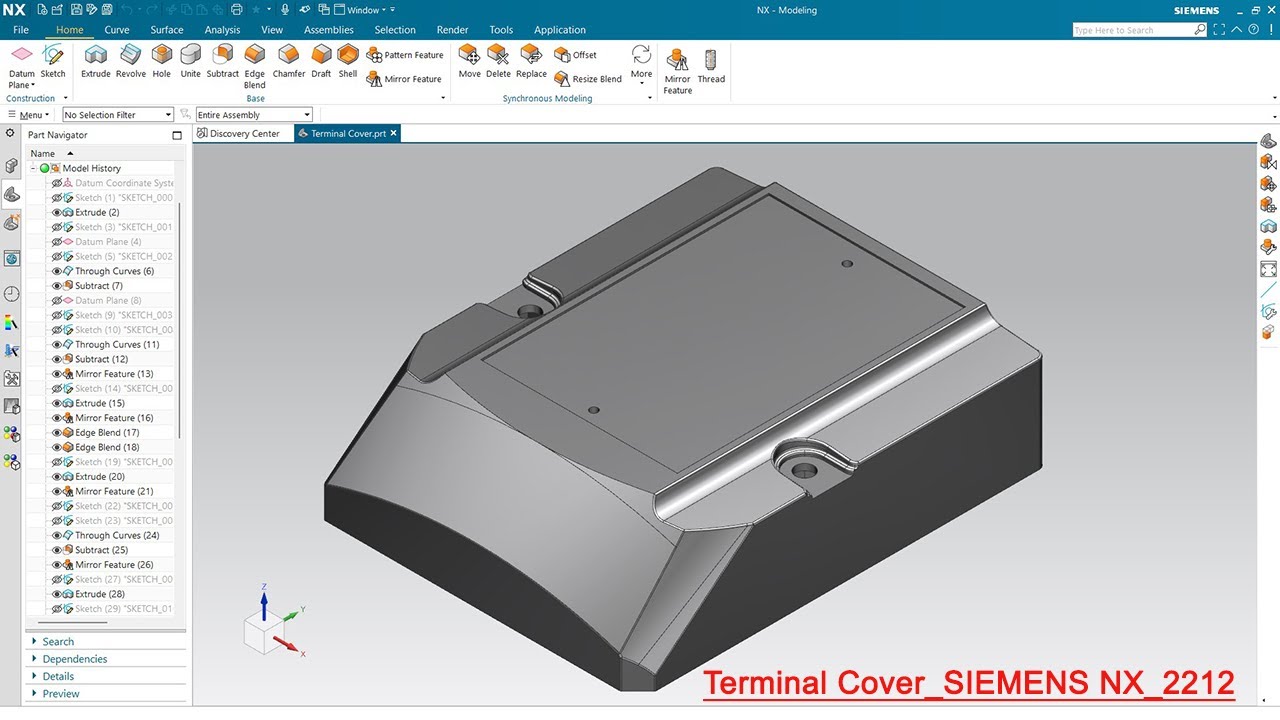 Terminal Cover | Siemens NX 2212 | Peripheral Water Pump Assembly Parts Exercise