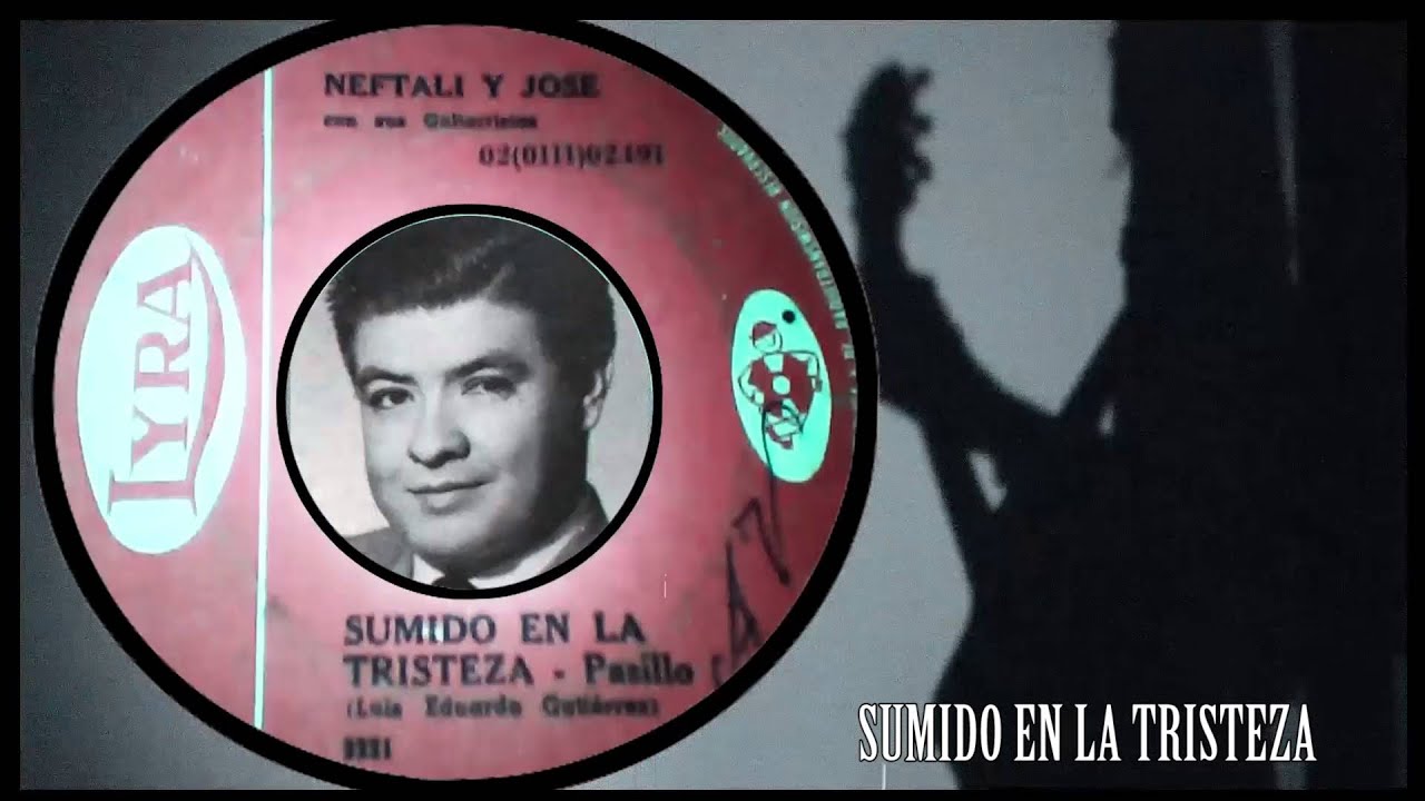 SUMIDO EN LA TRISTEZA - NEFTALY Y JOSE A. BEDOYA (CON LETRA)
