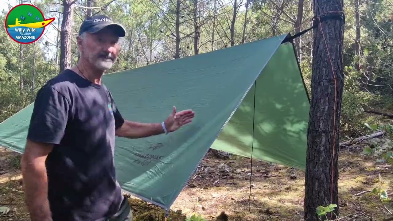 Présentation du hamac et du tarp Amazonas