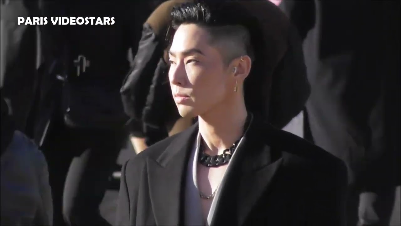 Vanness Wu @ Paris Fashion Week 18 january 2023 show Givenchy