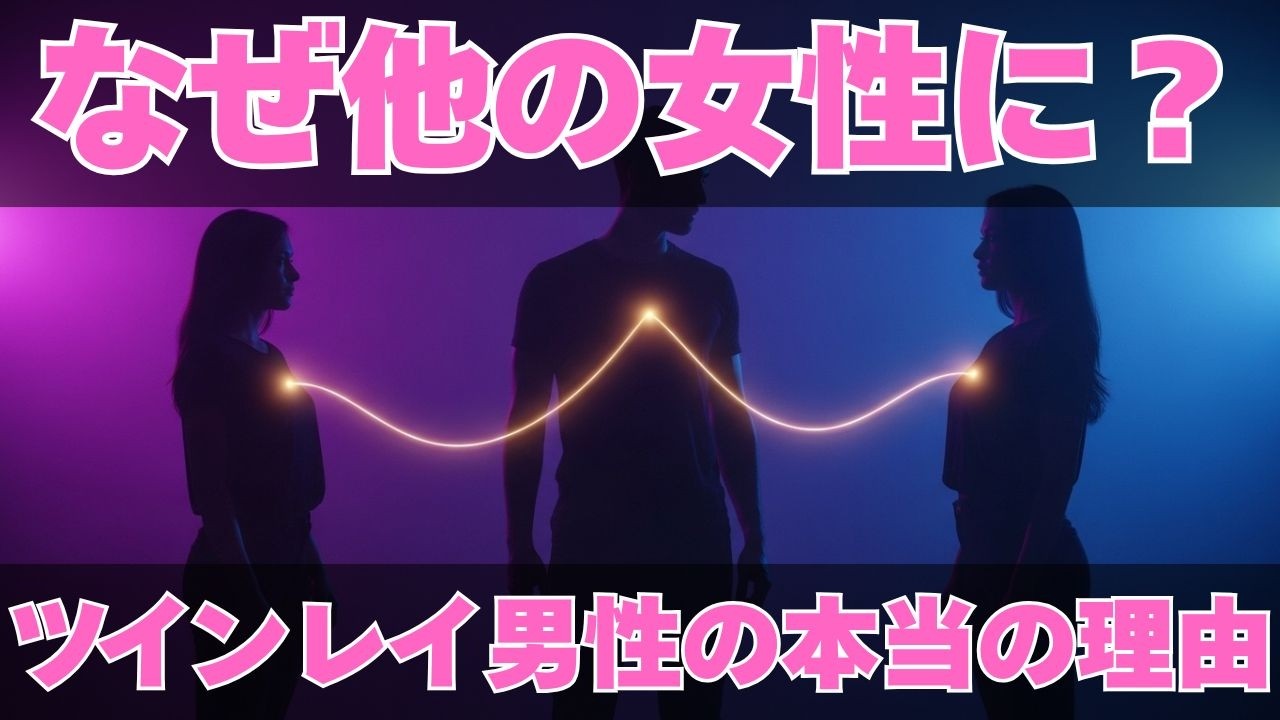 【衝撃】ツインレイ男性が「他の女性」と付き合う理由５選【スピリチュアル】