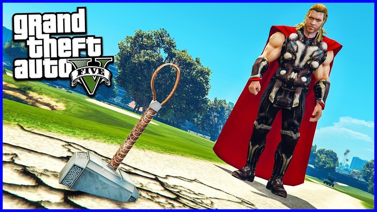 EPICK&Yacute; THOR MOD V GTA ! (GTA 5 M&oacute;dy)