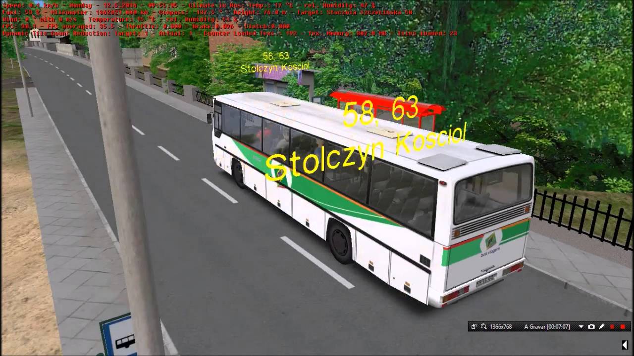 OMSI 2 - Projekt Szczecin - Line 58 - MAN ÜL 272 Boa Viagem [HD 720p]