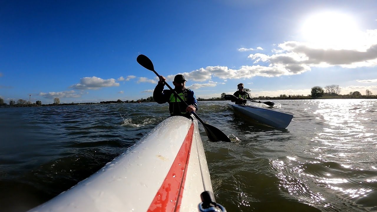 Another amazing surfski boat-wake hunt with @IamNothing82