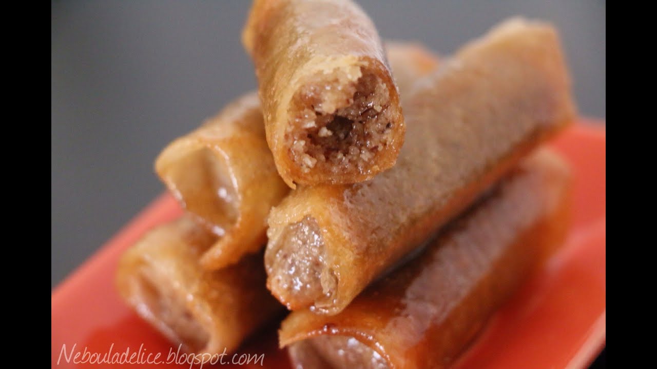 Cigares aux amandes et miel
