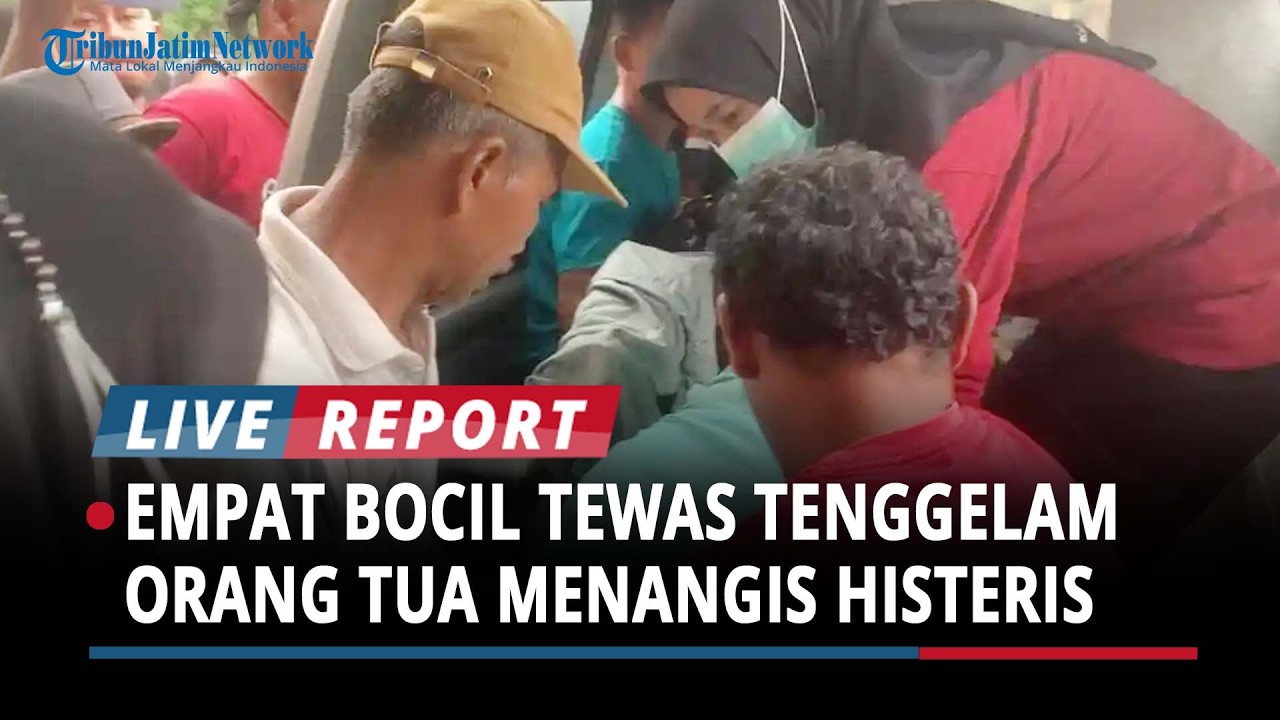 Breaking News: Empat Bocil Tewas Tenggelam di Sungai Ponorogo, Orang Tua Menangis Histeris