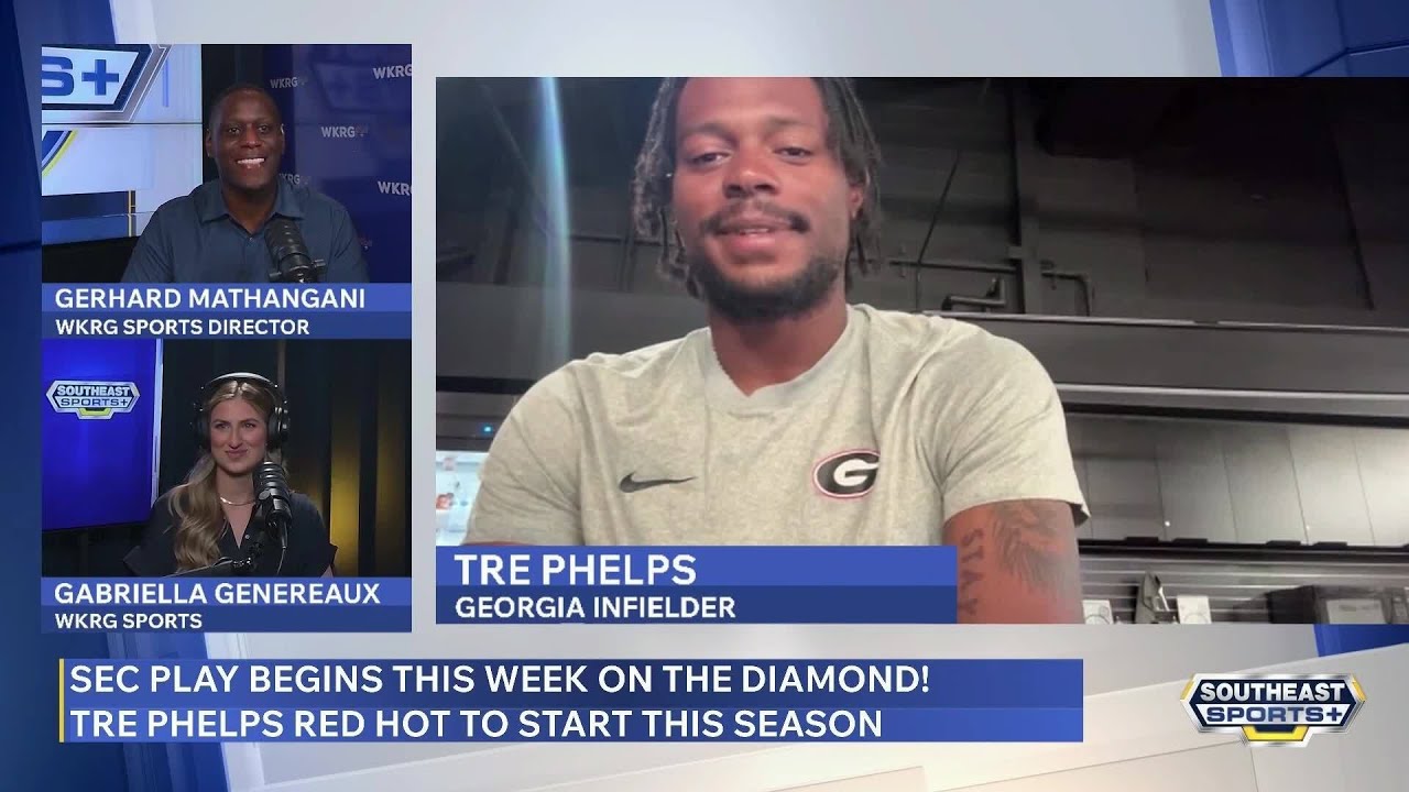 Georgia INF Tre Phelps talks 27-game hitting streak, this year's Georgia team on SES+!